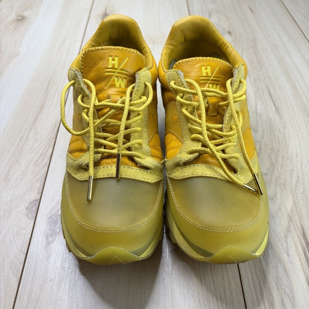 SAUCONY X HOMMEWRK TRINIDAD JAMES JAZZ 81 Lunch Box Yellow Size US 10